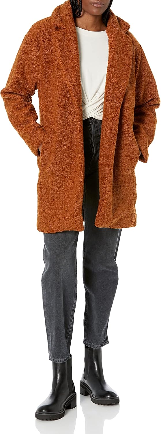 Oversized Teddy Bear Fleece Jacket for Women - Cozy Comfort