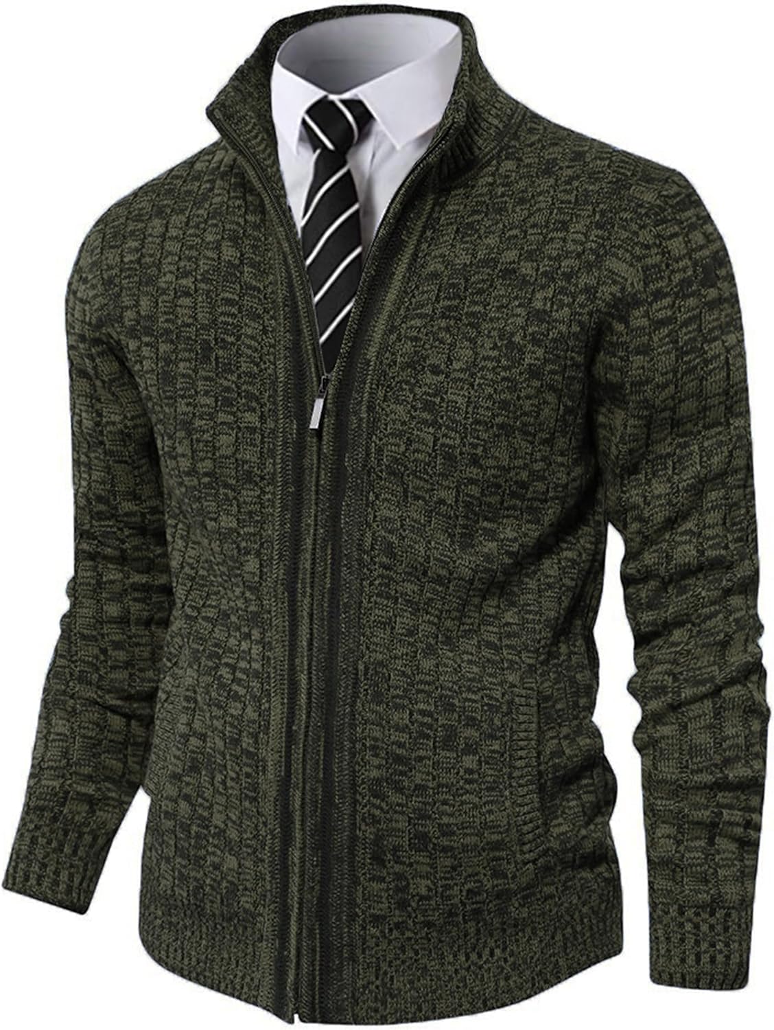 Pioneer Camp Men's Cardigan Sweater Full Zip with Pockets