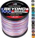 Blue Camo Beyond Braid Braided Fishing Line - Super Strong Cast