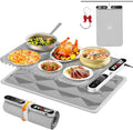 Warming Mat for Food Electric Silicone Tray - Fast, Even Heat