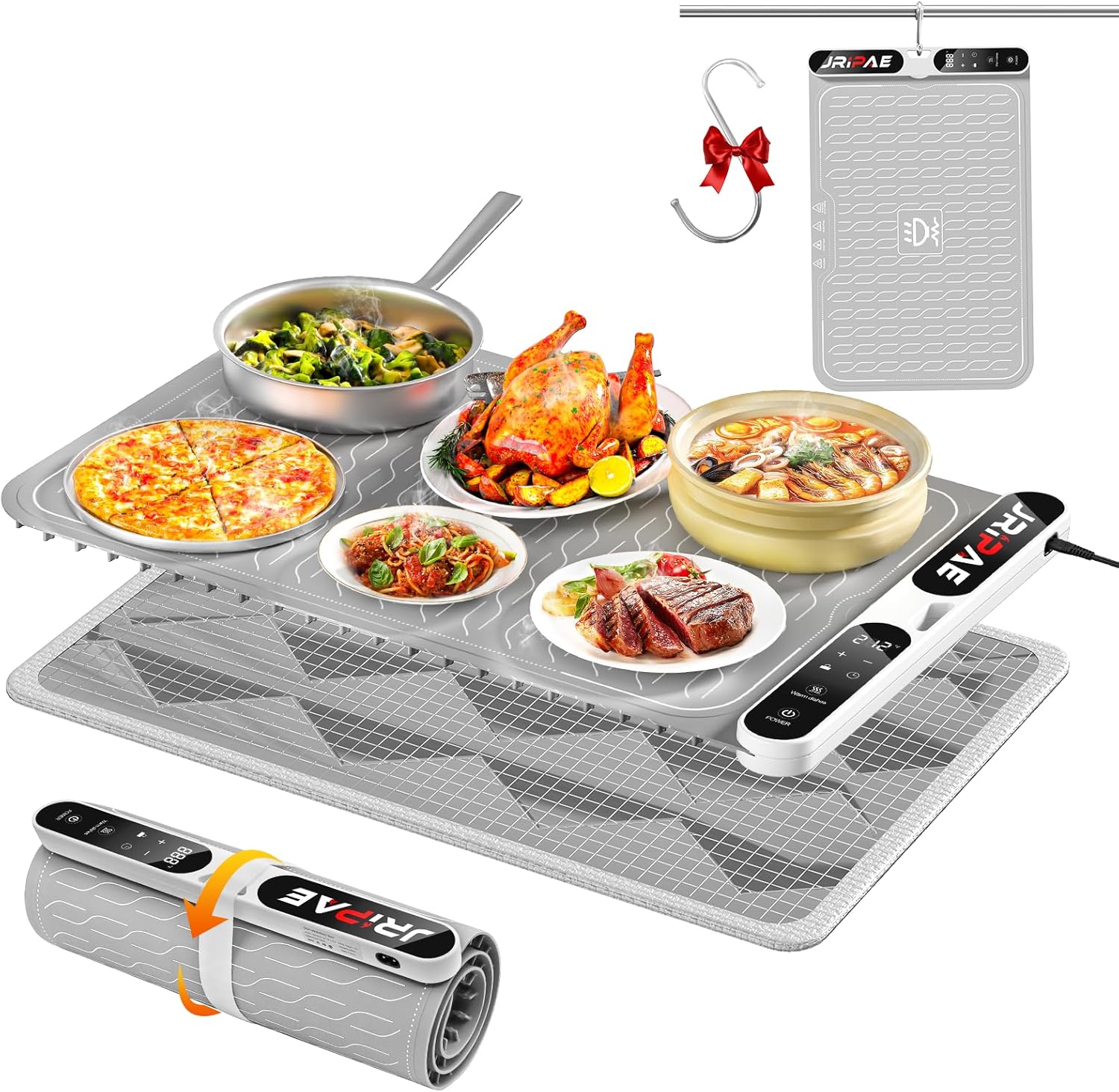 Warming Mat for Food - Fast Heating Silicone Electric Tray