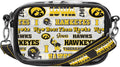 FOCO Clear Crossbody Bag with NCAA Team Logo for Sports Events