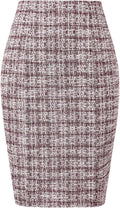 Kate Kasin Women's Knee Length Pencil Skirt for Office Style