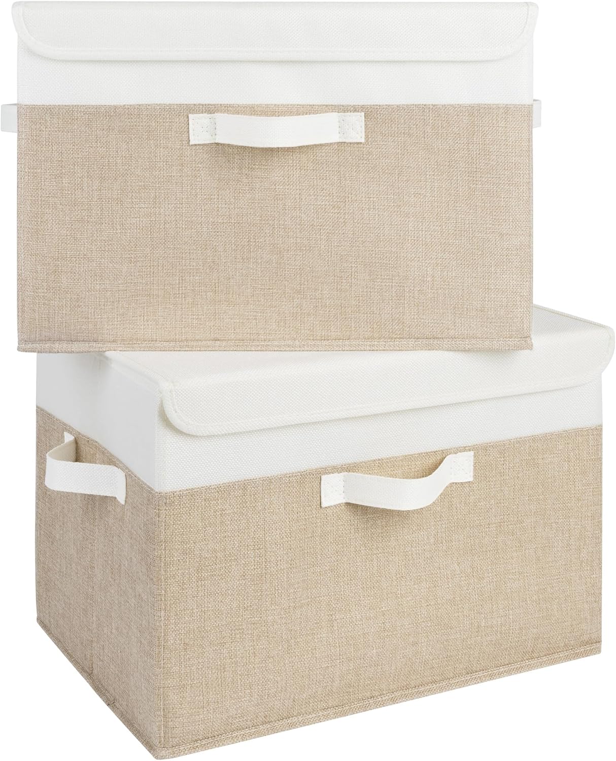 Extra Large Decorative Storage Boxes with Lids for Organization