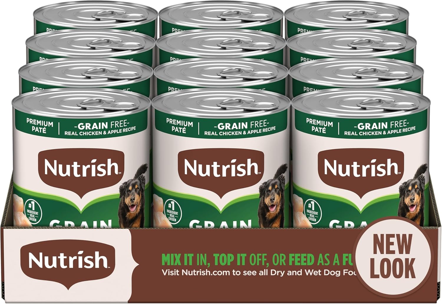 Nutrish Grain Free Real Chicken & Apple Recipe Wet Dog Food