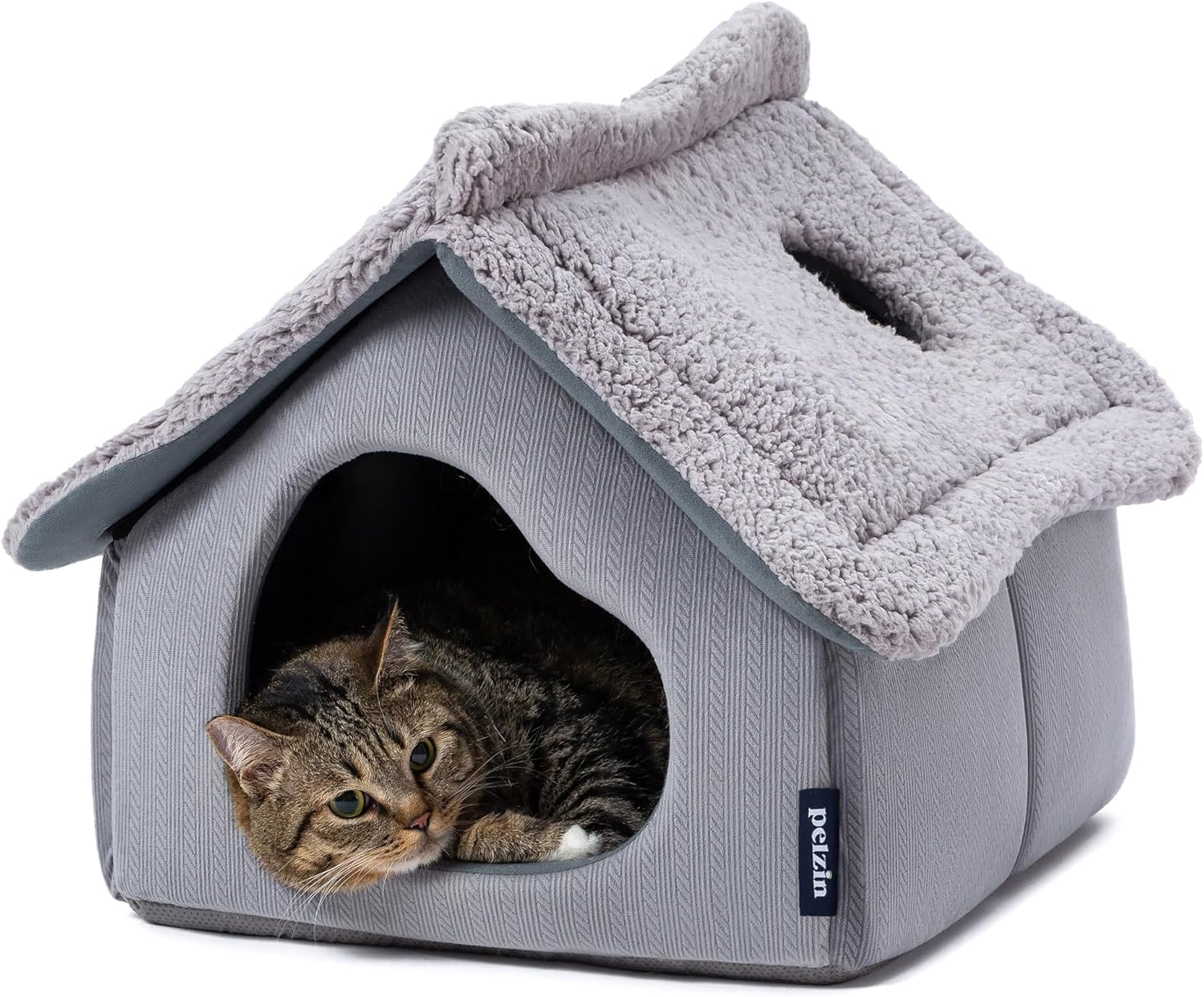 Cozy Cat Hideout - Washable Mat & Support Foam - PELZIN