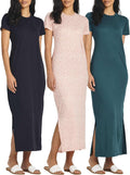 Plus Size Women's Casual Maxi Dresses 3-Pack - Versatile Everyday