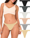 BAMBOO COOL Women's Thongs Seamless Moisture-Wicking Breathable