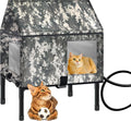 Heated Cat House for Outside in Winter - Insulated Weatherproof