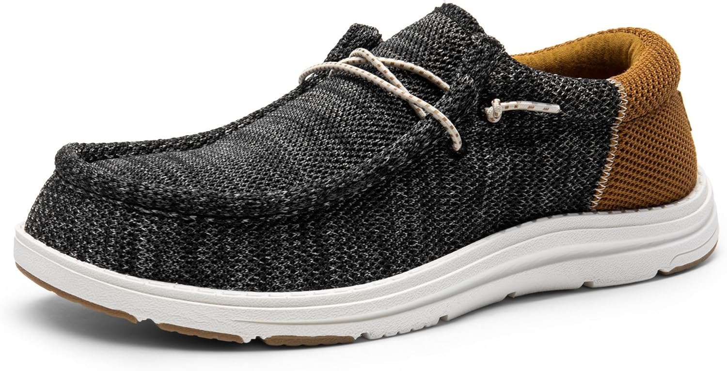 Bruno Marc Men's Arch Support Casual Slip-on Shoes for Comfort