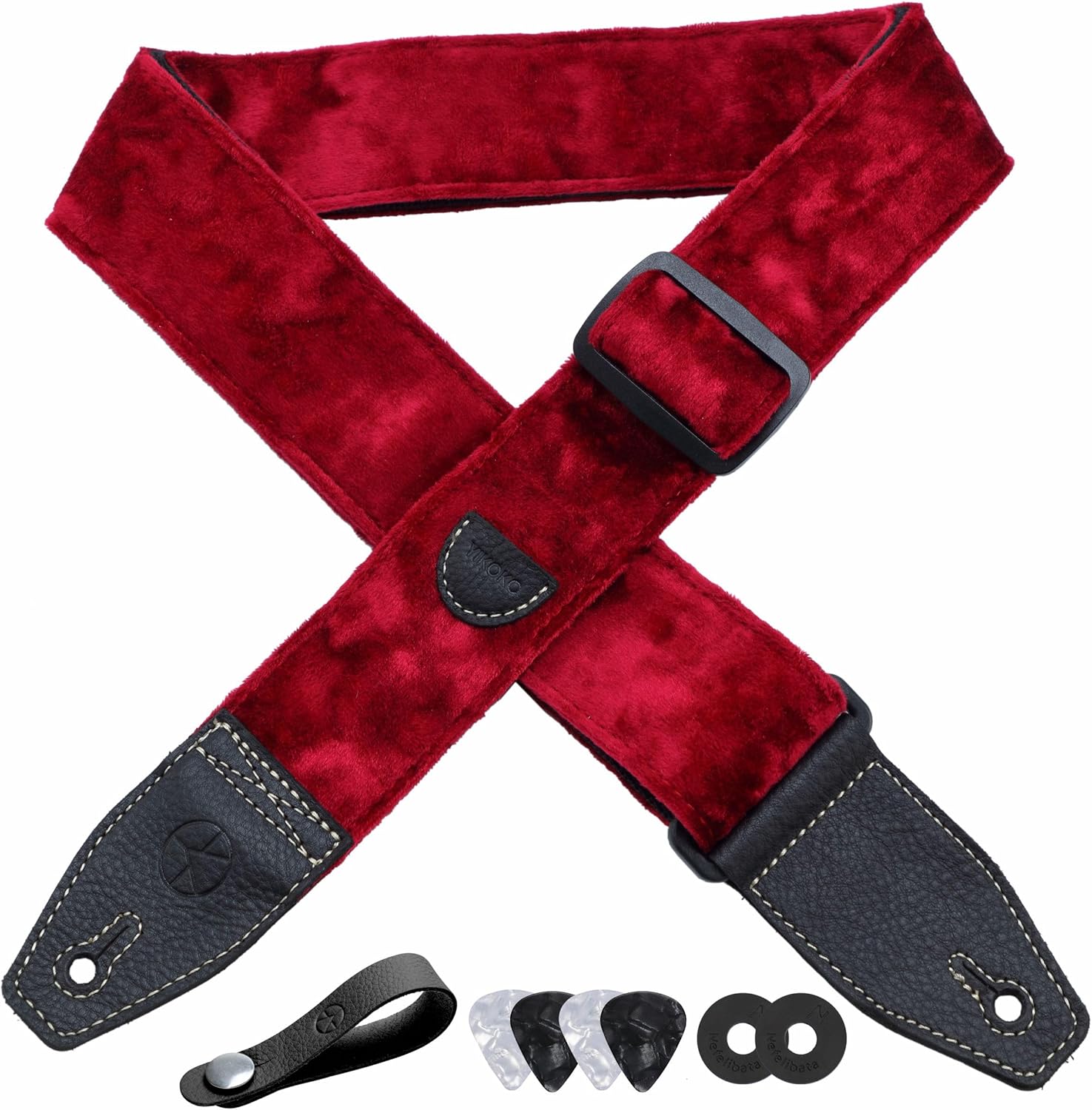 YIKOKO Velvet Guitar Strap: Ultimate Comfort & Style