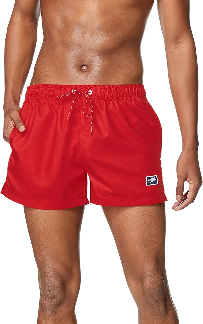 Speedo Men's Swim Trunk Short Length Redondo Solid for Comfort