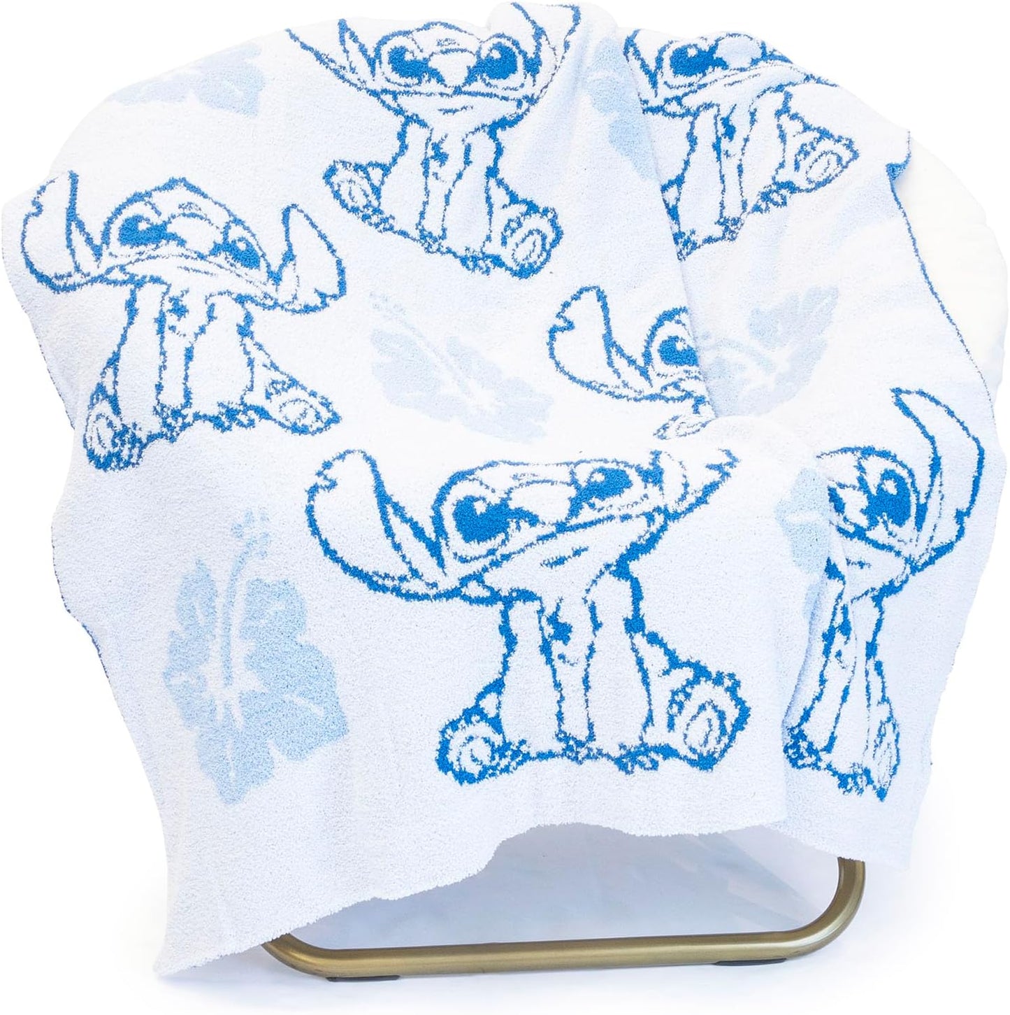 Lilo and Stitch Feather Knit Throw Blanket - Cozy and Cute