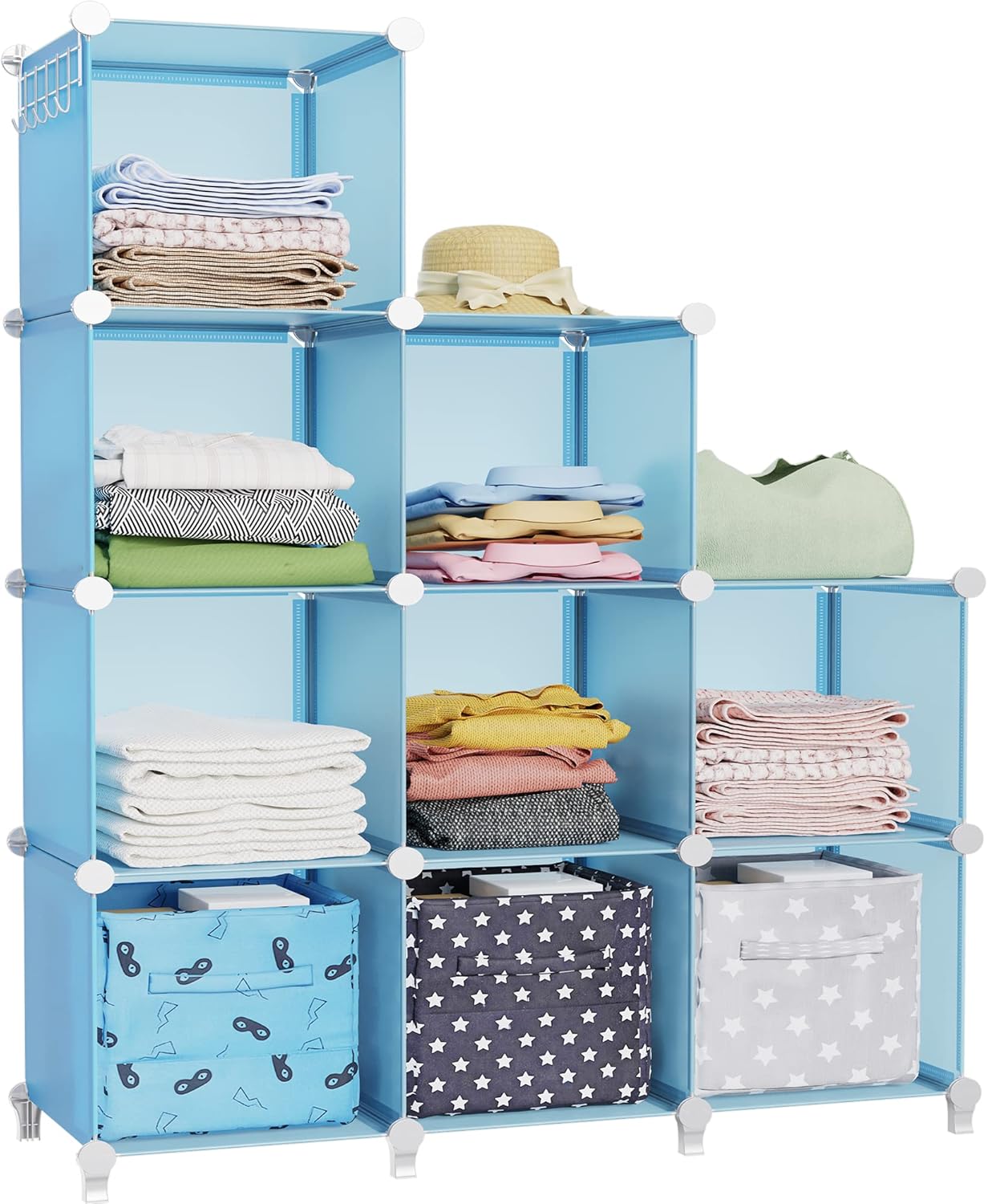 HOMIDEC 9 Cube Storage Organizer for Clothes and More