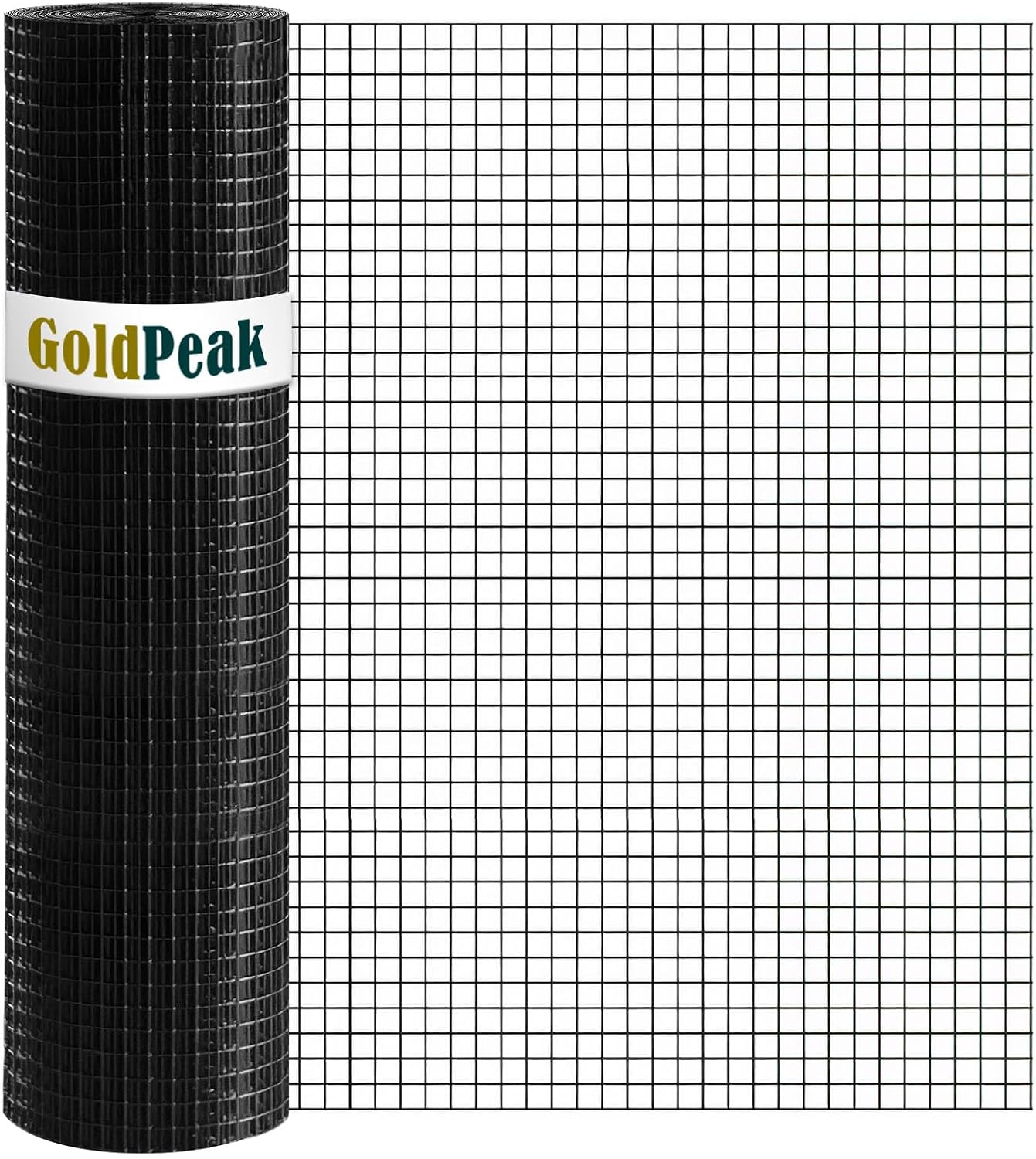 GoldPeak Black Hardware Cloth 1/2 inch for Fencing Needs