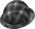 AFP Fiber Full Brim Hard Hat for Men - 6 Point Ratchet Suspension