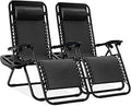 Zero Gravity Lounge Chair Set of 2 - Adjustable Mesh Recliners