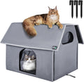 MIU COLOR Outdoor Cat House Extra Large - Weatherproof Feral Shelter