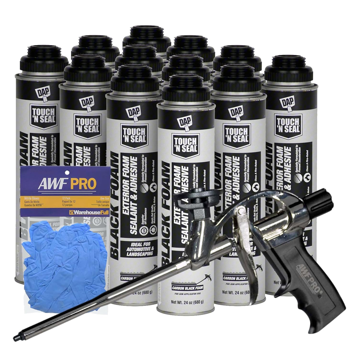 DAP Touch N Seal Black Spray Foam Sealant for RVs and Landscapes