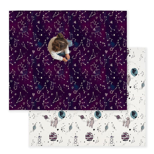 JumpOff Jo Baby Play Mat - Large Folding Foam Play Mat for Infants