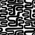 Peel and Stick Wallpaper Black and White Geometric - Modern
