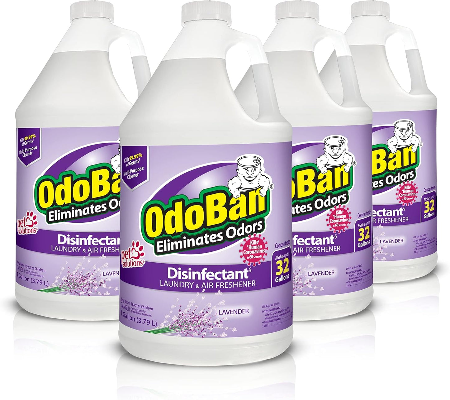 OdoBan Disinfectant Concentrate: Lavender Scented Cleaning Power