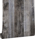Yun-aeon Gray Wood Peel and Stick Wallpaper 17.3in x 472.4in
