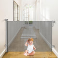 Babepai Retractable Baby Gates Extra Wide 55in x 38in - Safe