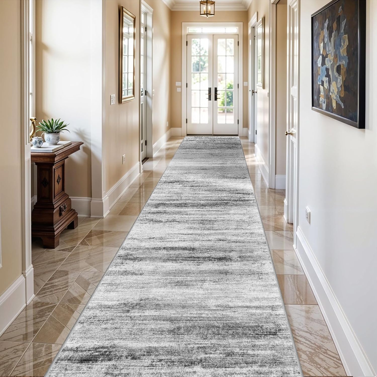 3x14 Washable Hallway Runner Rug for Entryway and Living Room
