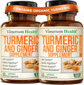 Turmeric Curcumin Supplement with Ginger - Joint & Digestive Support