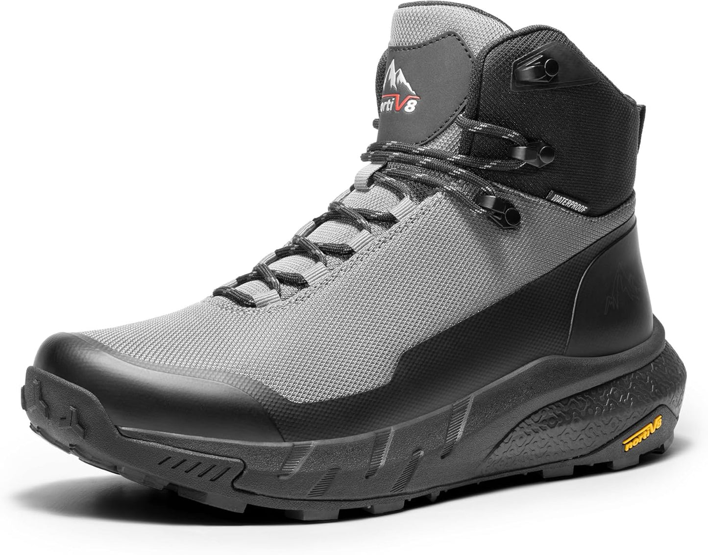 NORTIV 8 Men's Mid Waterproof Hiking Boots for Outdoor Adventures