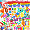 1000Pcs Bulk Party Favors for Kids - Large Fidget Toy Pack