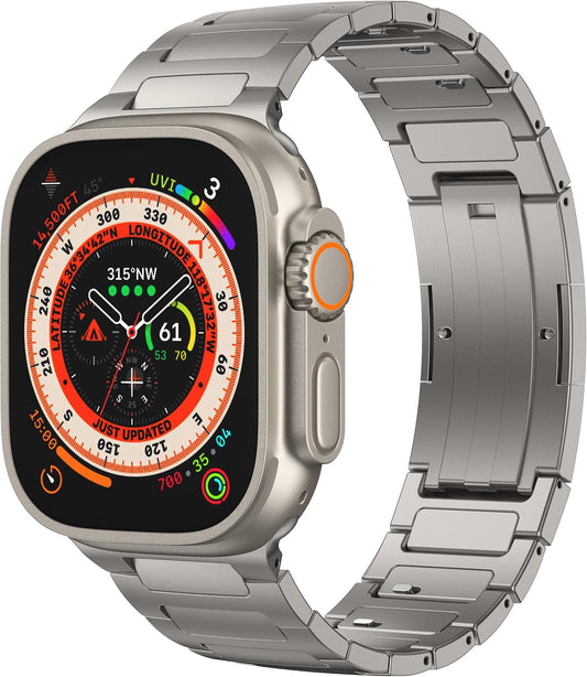 Pure Titanium Bands for Apple Watch Ultra 49mm 46mm 45mm 44mm