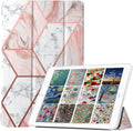 DuraSafe Case for iPad 4th Gen 9.7 in Printed Marble Pink - Smart