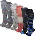 Women's Compression Socks Therapeutic Graduated (Pack of 6 Pairs)