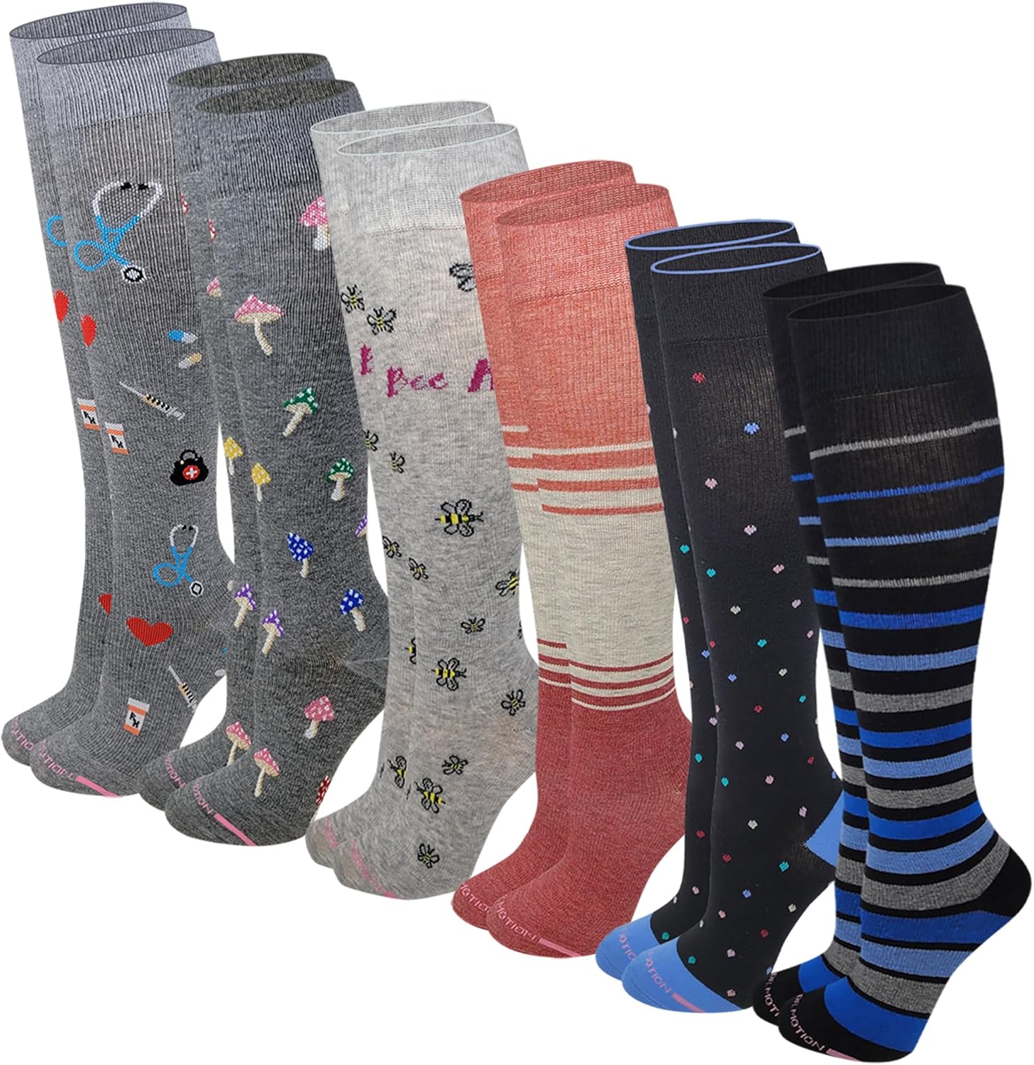 Women's Compression Socks Therapeutic Graduated for Comfort