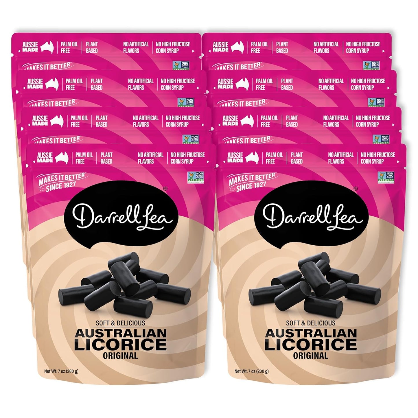 Darrell Lea Soft Australian Licorice - Chewy & Delicious Treat