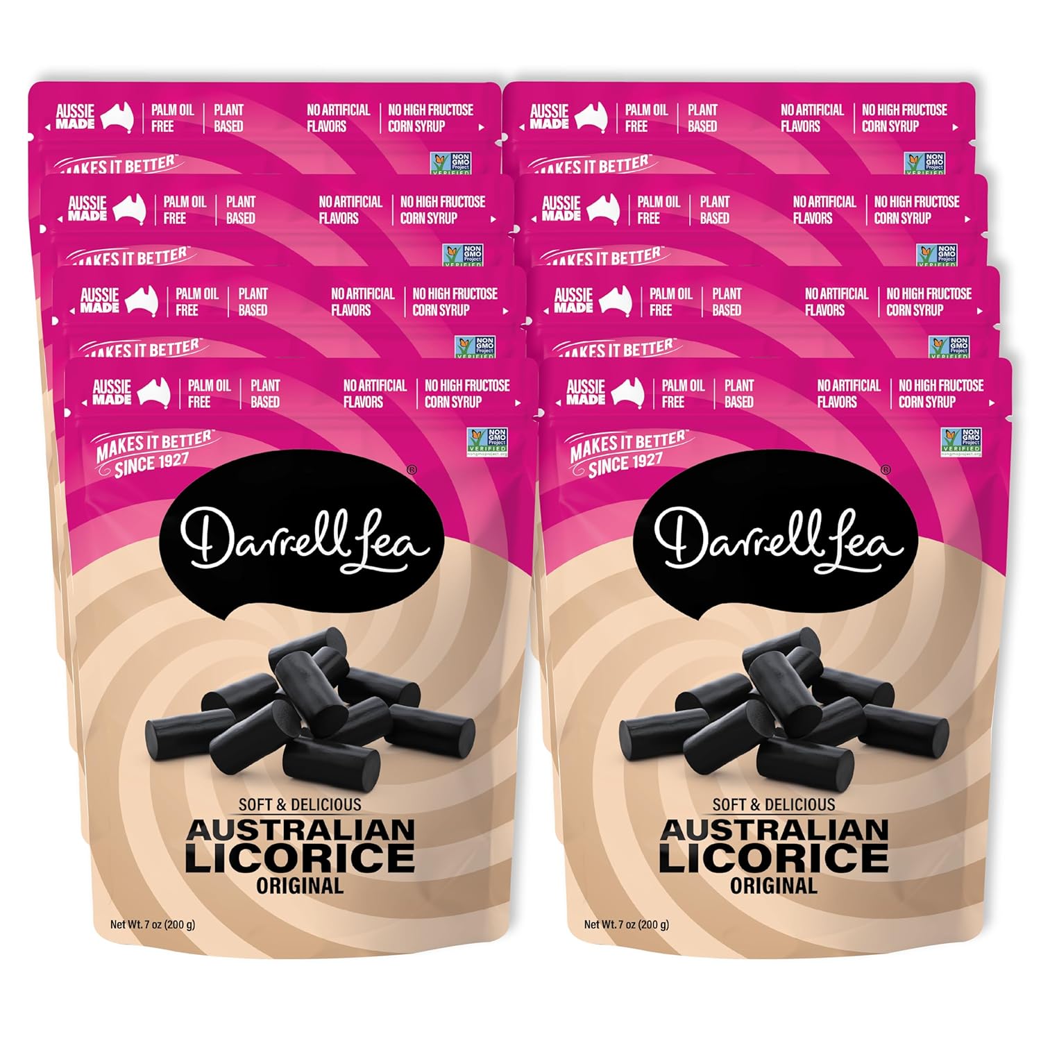 Darrell Lea Soft Australian Licorice - Chewy & Delicious Treat