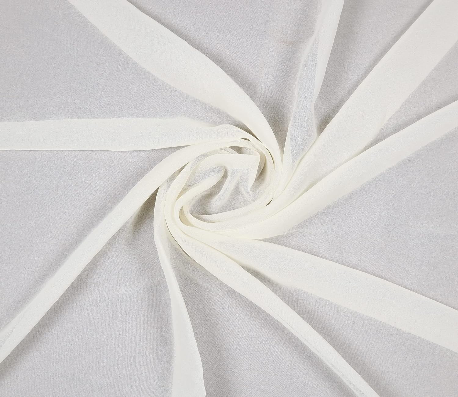 MDS Pack of 60 Yard Chiffon Fabric for Wedding Party Decor