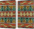 Navajo Print Ethnic Line Art Leather Wallet Case for iPad Pro 13 M4