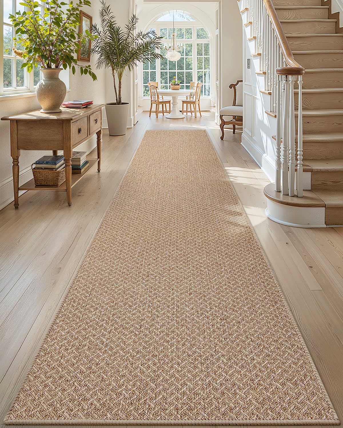 Color&Geometry 3ftx10ft Non Slip Washable Runner Rug for Home