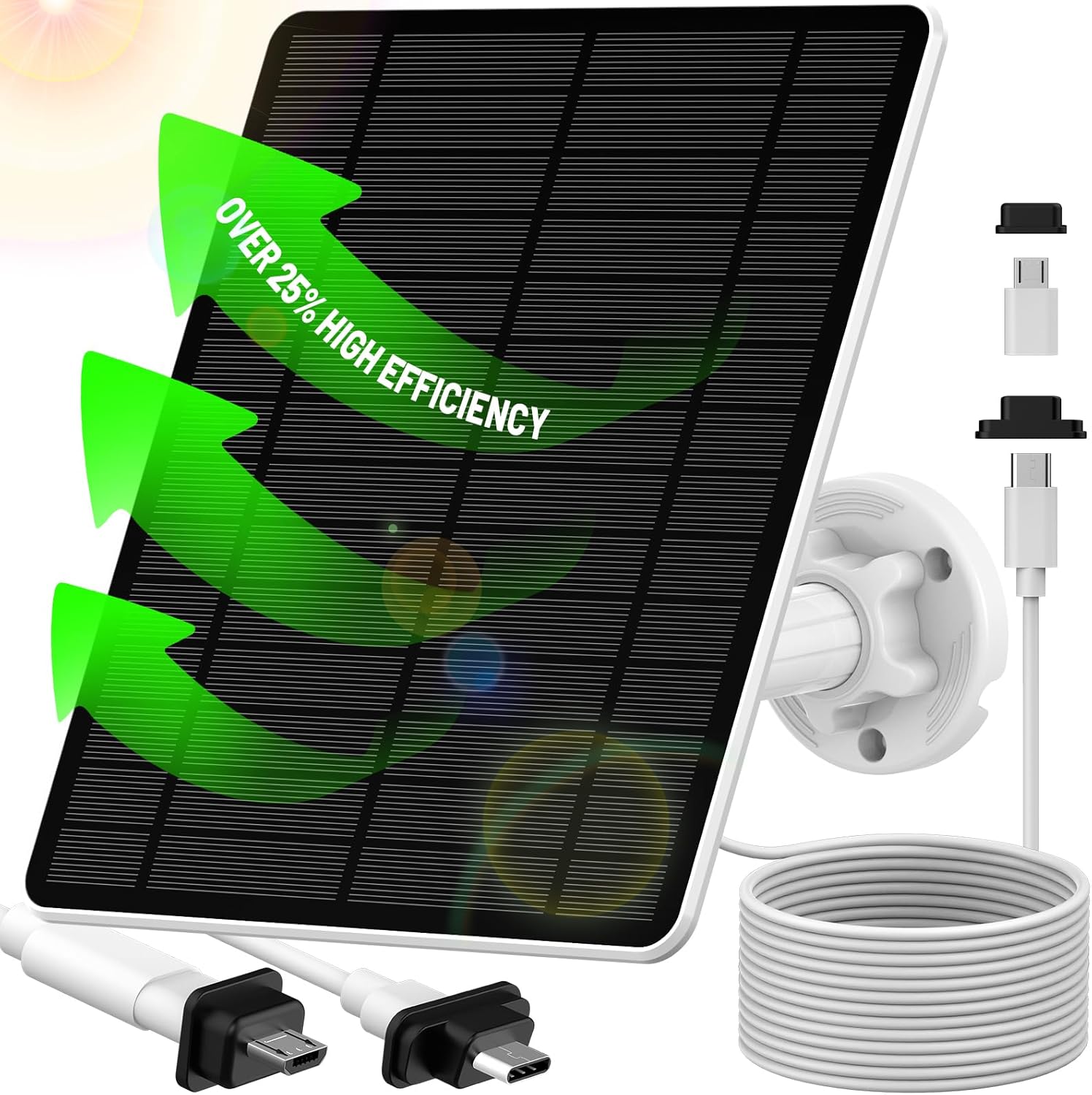 Blink Camera Solar Panel: High Conversion Rate, Dual Ports