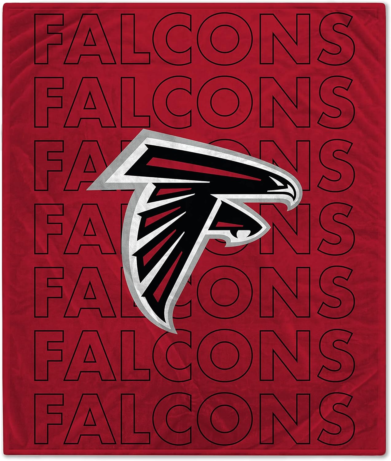 NFL Echo Team Wordmark Plush Throw Blanket for Ultimate Comfort