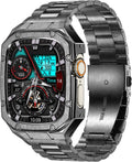 Stainless Steel Watch Band for Apple Watch Ultra 49mm - Grey Rugged