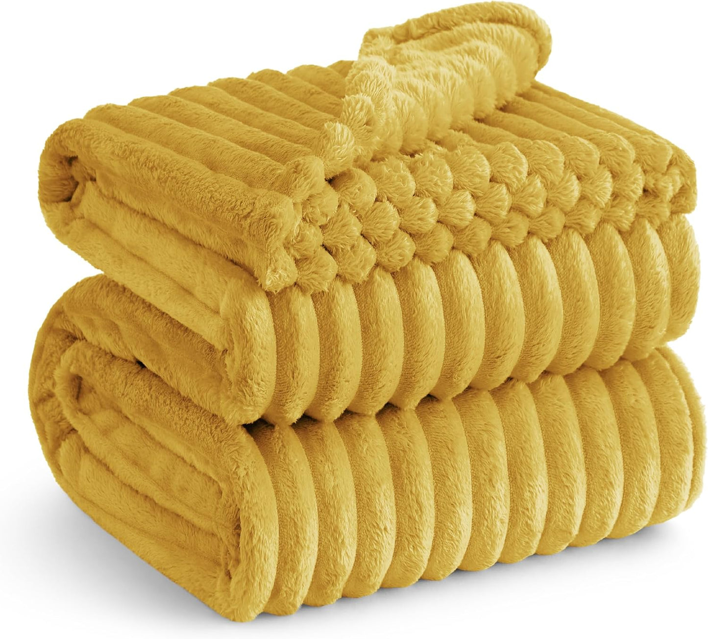 Bedsure GentleSoft Honey Fleece Blanket - Cozy Soft Throws