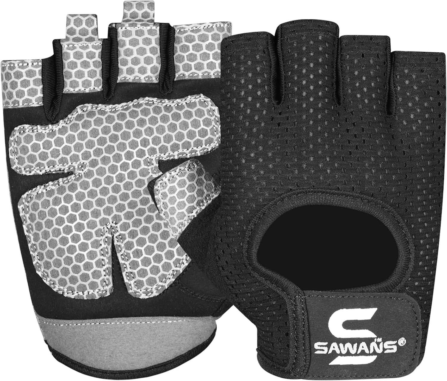 SAWANS Non-Slip Workout Gloves - Grip & Protect!