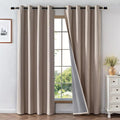 Blackout Curtains 108 in Long Bedroom Panels - Total Light Block
