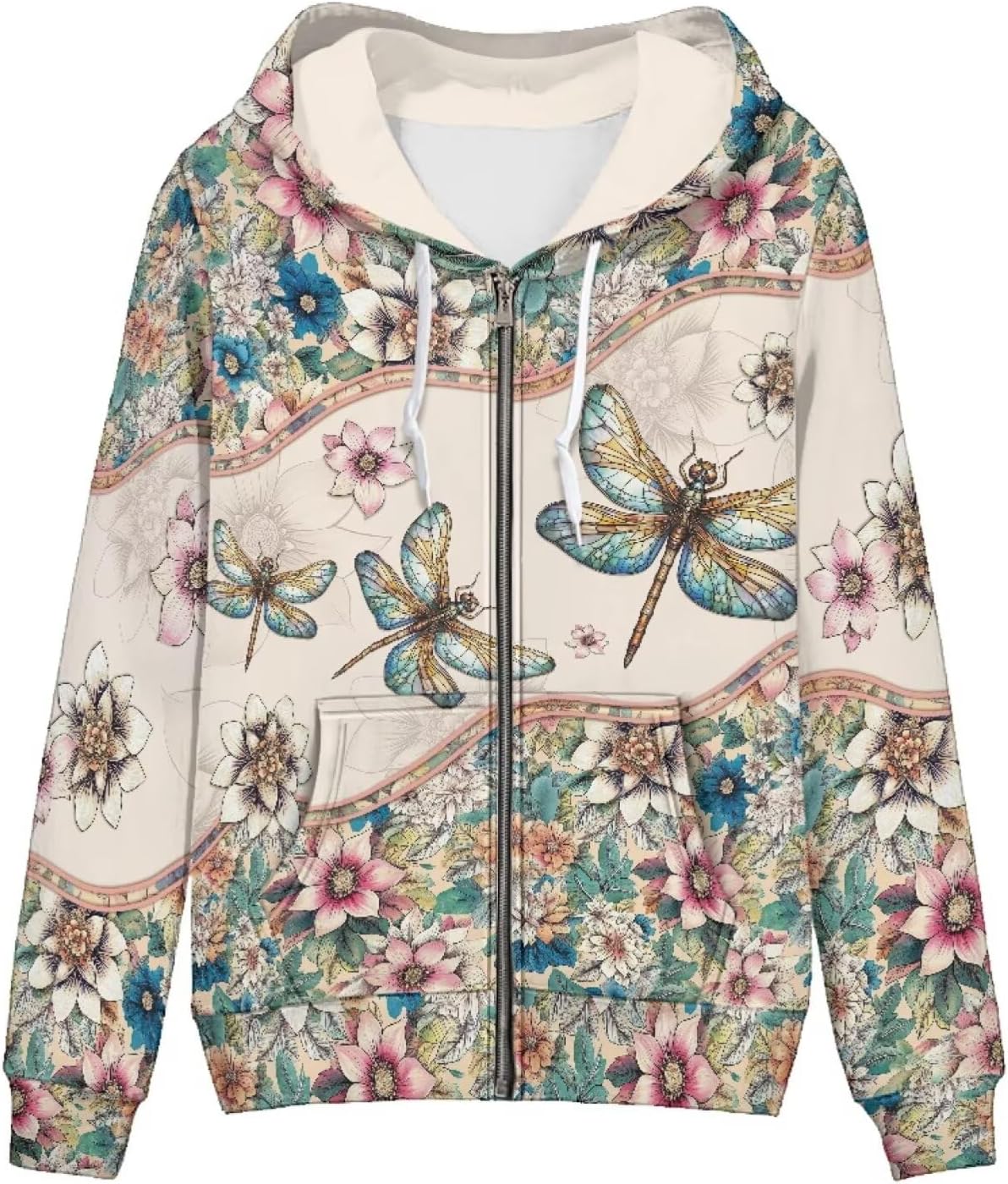 Y2K Hoodie Zip Up Sweatshirt for Women - Vintage Style Jacket
