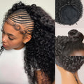 LUVME HAIR Half Wig Burmese Messy Curly Flexi-Fit Invisi Flip