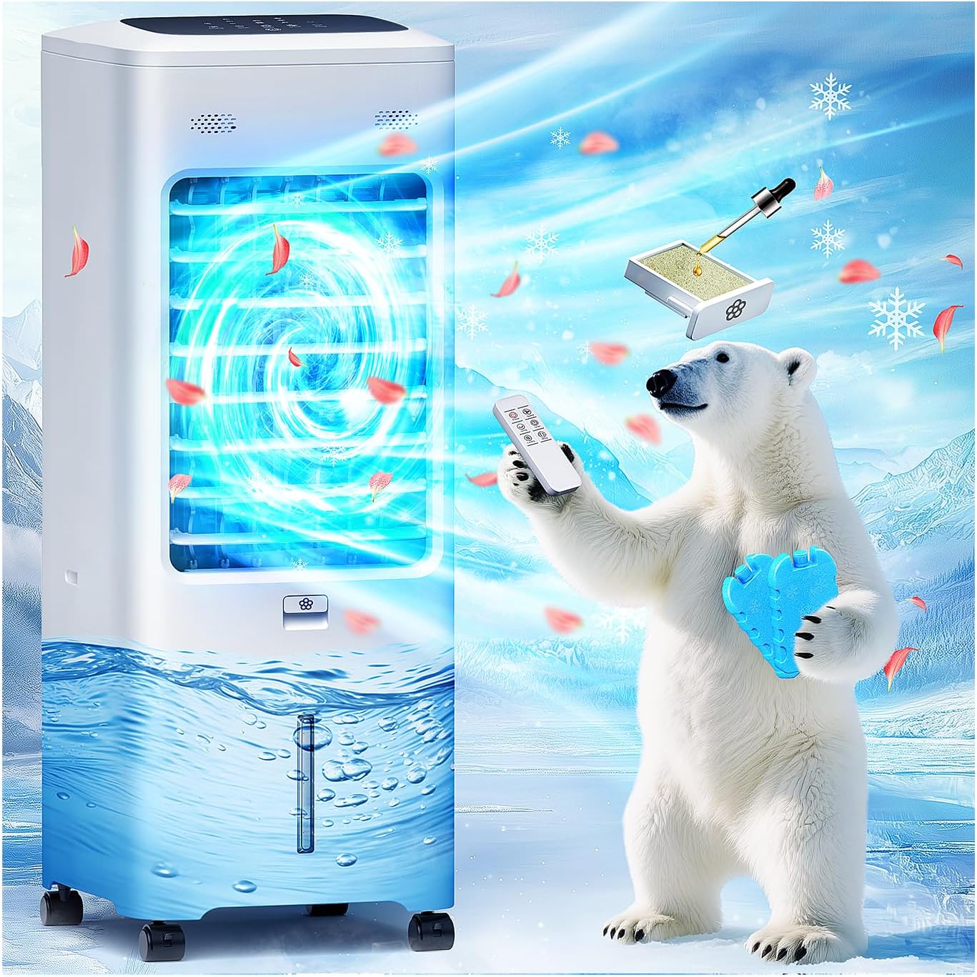 Windowless Air Conditioner Portable with Aroma Box for Home